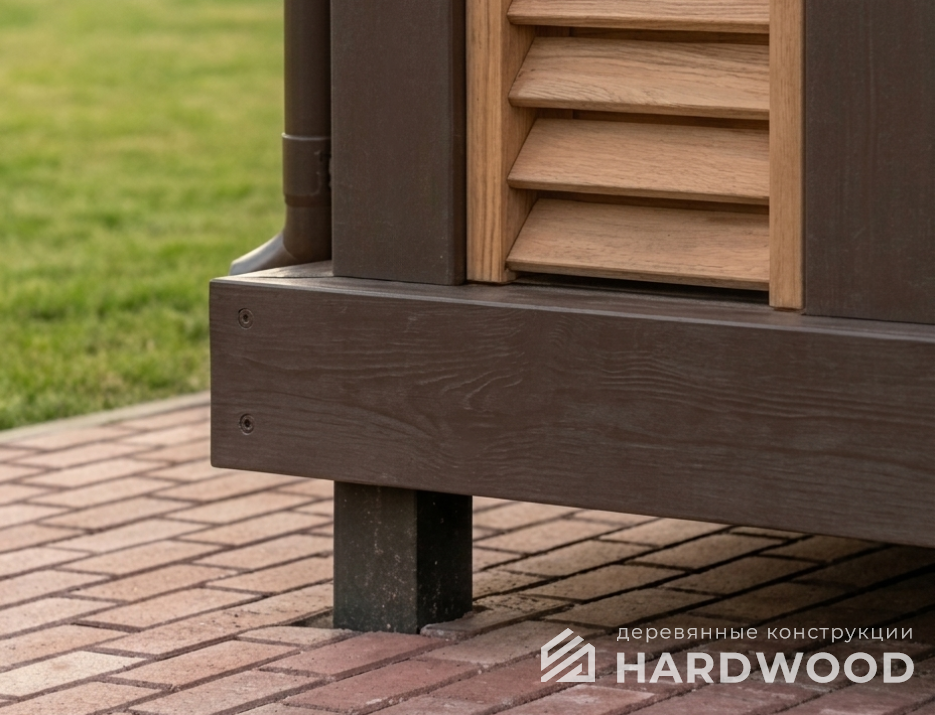 Беседка с четырехскатной крышей №94 - фото 2256